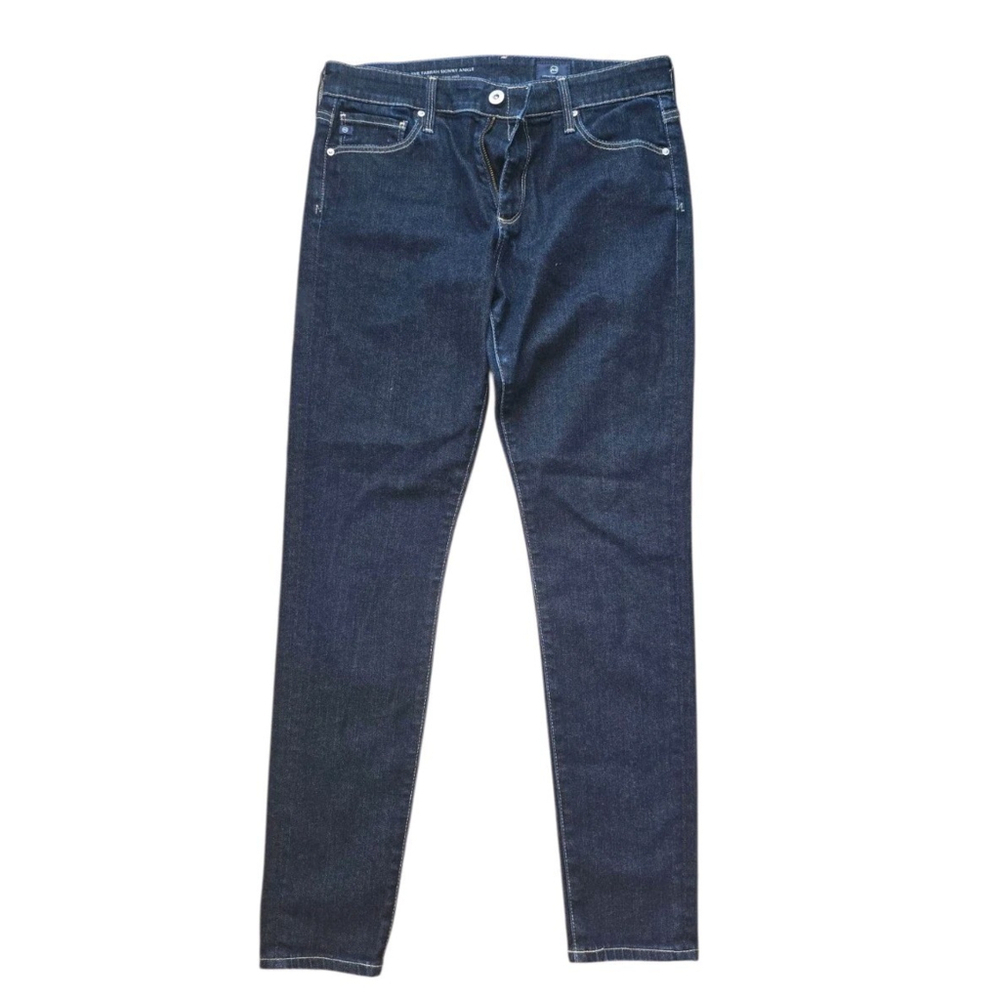 AG The Farrah Skinny Jeans In Dark Wash Size 28R
